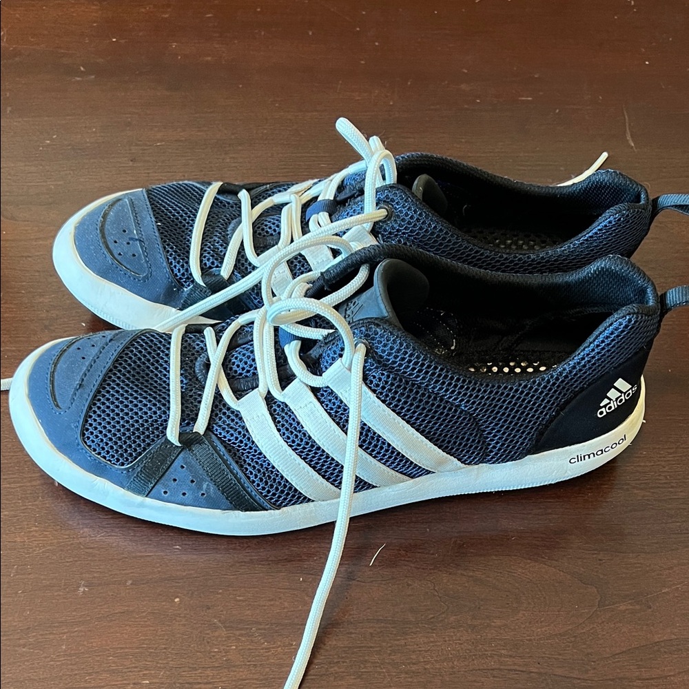 adidas Navy and White Climacool Sneakers
